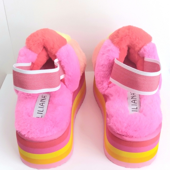 Pink Multicolored Platform Slide - Picture 6 of 6